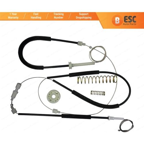 ESC EWR5172 Window Regulator Set Repair Front Left Door 1 Q0837461 for VW EOS CC Cabriolet 2006-2015