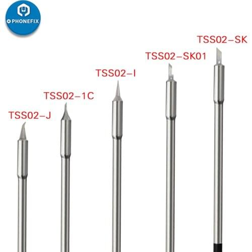 QUICK TS1200A Soldering Iron Tip Lead Free Welding Pen Tools TSS02-SK TSS02-I TSS02-1C TSS02-J TSS02-KK Welding Iron Tip