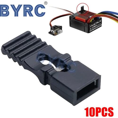 10PCS Black short-circuit cap for HobbyWing QuicRun WP 1060 60A Brushed ESC