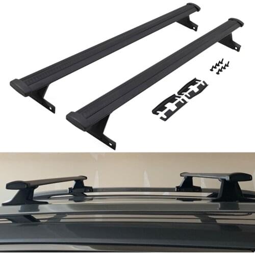 New arrived Black for Chevrolet Equinox 2018 2019 2020 2021 roof rack rail luggage rack cargo carrier cross bar