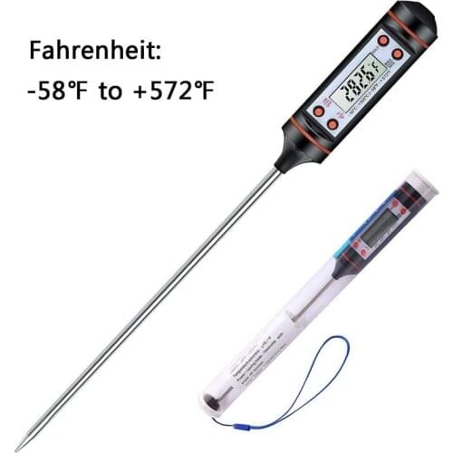 Digital Meat Thermometer Kitchen Oil Thermometer Electronic Food Probe Oven Grill Fry Cooking Food Kitchen Tools Thermometer