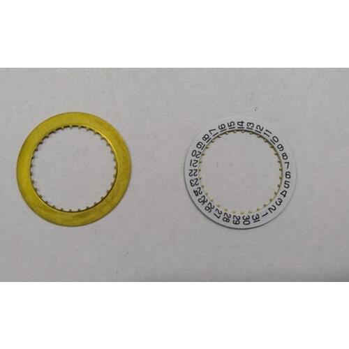 ETA2834 Double calendar Tianjin2834 movement accessories Movement of the calendar disk week A calendar set for each week 2piece