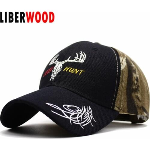 LIBERWOOD Hunting Style Woodland Army Green Camouflage Baseball Hat Cap Deer Hunt Cap Realtree Xtra Camo Hat Fathers Gift