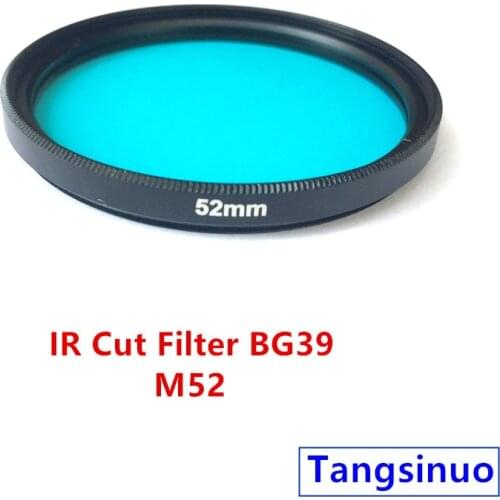 52mm IR Cut Filter BG39 Blue Optical Glass