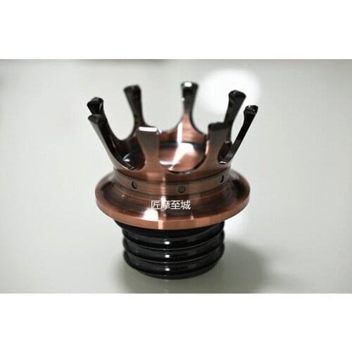 Motorcycle Decorative Oil cap CNC Aluminum Fuel Gas Tank cover Cap for Harley Sportster 883 XL 1200 X48 Dyna