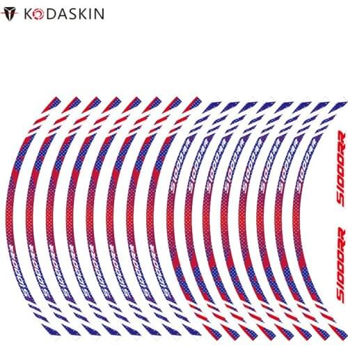 KODASKIN Motorcycle Wheel Rim Stickers Tape Stripe Vinyl Decals for BMW S1000RR