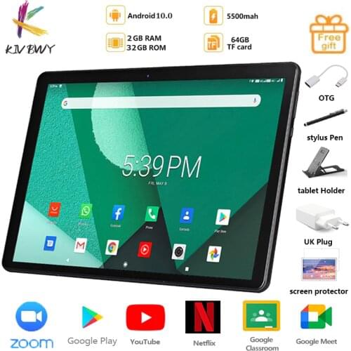 New Arrival 4G LTE Tablets 10.1 Inch Android 10.0 Octa Core Google Play Dual 4G SIM Cards GPS zoom Bluetooth WiFi Tablet Pc