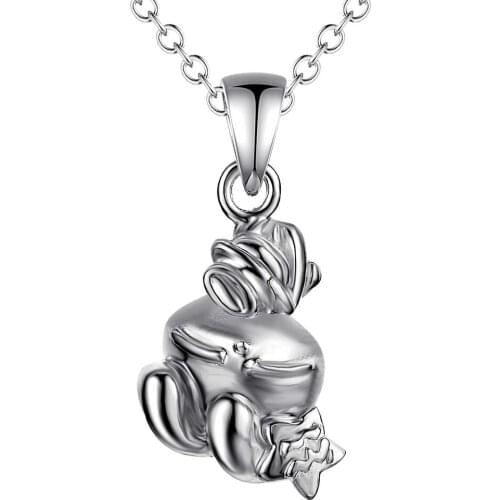 Wholesale Charm Silver Color Pendants For Women Fashion Jewelry Necklace Lady Fashion Jewelry Pendant Amazing Animals AN037