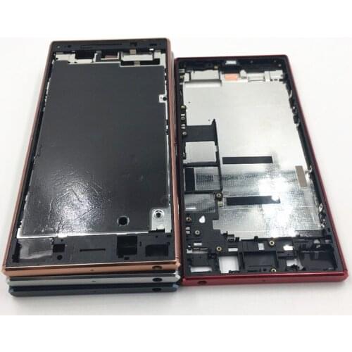 Original For Sony Xperia XZ Premium XZP Middle Front Frame Bezel Housing LCD Screen Holder Frame Repair Parts