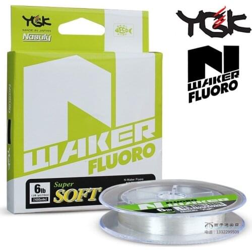 Premium japan original YGK N-WAKER carbon deep sea leader fluorocarbon fishing line 1-5# for carp bass fly fishing