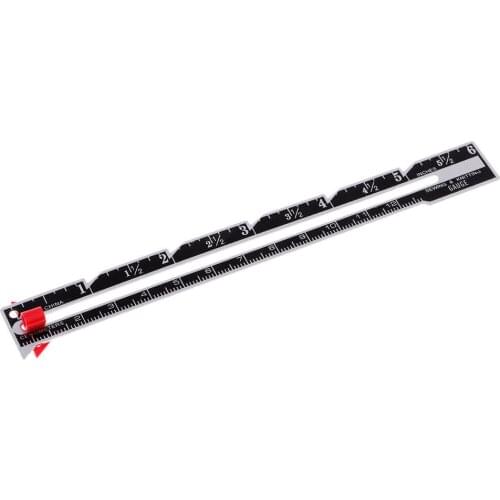 Sewing Gauge, Metal Knitting Gauge Garment Measuring Ruler Essential Crafting Tool