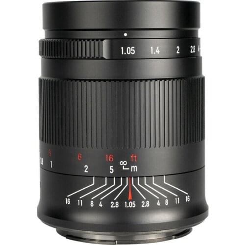 7artisans 50mm F1.05 Manual Focus Fixed Focus Full-Frame Format Standard & Medium Telephoto Lens Compatible with Sony E-Mount