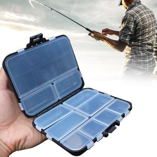 Fishing Bait Box High Quality Sea Tackle Portable Plastic Adjustable Convenient And Practical Tool Reinforcement Parts Sorting