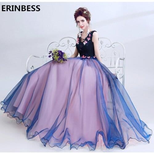 Robe De Soiree 2019 V-Neck Beaded Prom Evening Dresses A Line Long Women Formal Party Gowns Tulle With Appliques Evening Dress