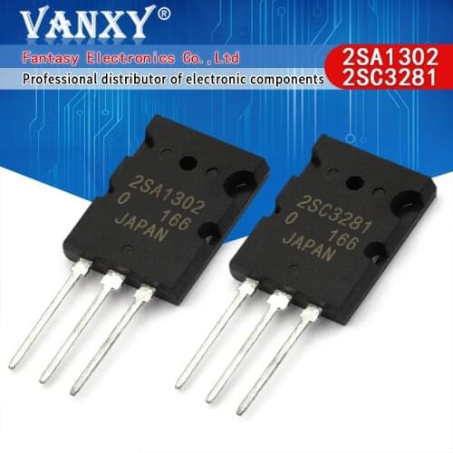 10pcs 5PCS 2SA1302 + 5PCS 2SC3281 TO-3P A1302 C3281 TO3P New original