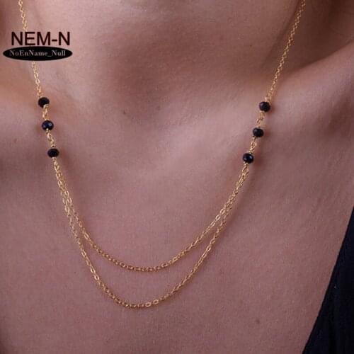 2018 Trendy Necklaces Pendants Link Chain Collar Long fashion Statement Bling & Fashion Necklace Women Jewelry bijoux femme