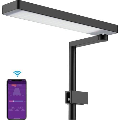 Chihiros C2 Full Spectrum Dimmable Aquarium LED Light with Bluetooth Controller Built-in Suite for Mini Nano Aquatic Tanks