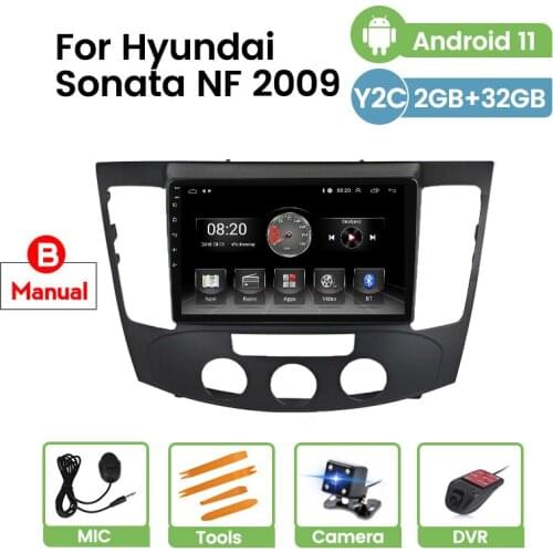 Android 11 IPS HD 1024*600 Car Stereo Radio Multimedia Video Player For Hyundai Sonata NF 2009 GPS Navigation Carplay DSP RDS FM