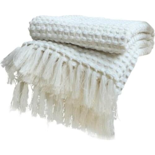 Snow White Knitted Blanket Chenille Blanket Leisure Shawl Blanket Sofa Blanket Bed End Blanket German Shepherd Sloth