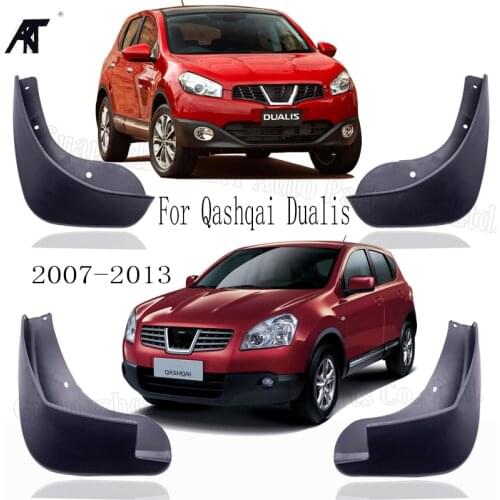 Car Mud Flaps For Nissan Qashqai / +2 / Dualis 2007-2013 J10 Splash Guards Mud Flap Mudguards Fender 2008-2012