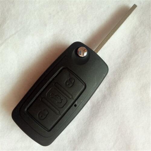 DAKATU 3 Buttons Replacement Flip Folding Remote Key Case Shell For Great Wall C50 Keyless Entry Fob Key Cover