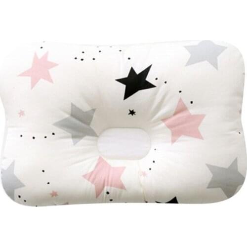Baby Pillow Soft Breathable Baby Head Shaping Pillow Flat Head Sleeping Support