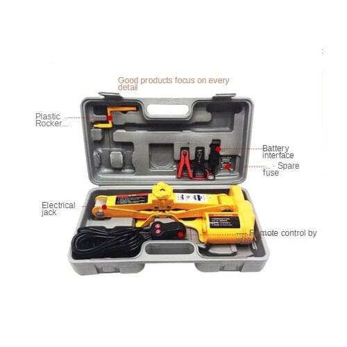 Electric Scissor 2T 3T Horizontal Jack Wrench Set for 12v Car Tire Change Tool Car Off-road Vehicle Free Shipping