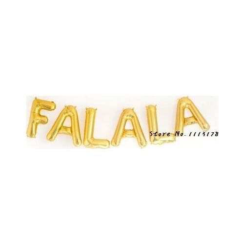 Fa la la Banner Christmas Letter Gold or Silver Mylar foil Balloons Bridal Shower Decor, Bachelorette Party wedding decorations