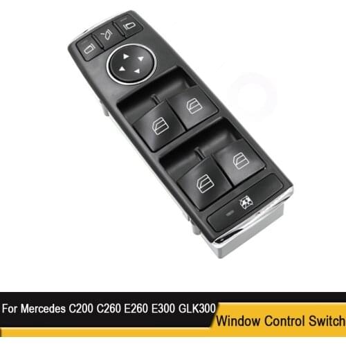 Front Left Car Power Window Master Control Switch For Mercedes C200 C260 E260 E300 GLK300 A2049055402 2049055402 A 204 905 5402