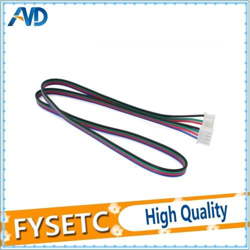 5pcs DuPont line HX2.54 4pin 50cm or 80cm or 100cm to 6pin White Terminal stepper Motor cable for Stepper Motor 3d printer