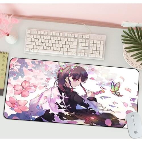 MRGLZY Kochou Shinobu Best Seller Mouse Pads Gamer Accessories Mousepad Anime Mousepad Demon Slayer gaming accessories
