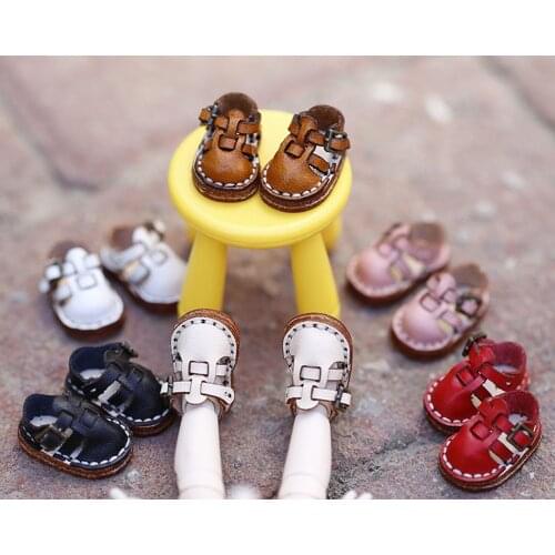 Handmade Ob11 Leather Shoes Obitsu11 Accessories (Suitable For P9, Middle Blyth, YMY, Gsc,1/12Dolls)