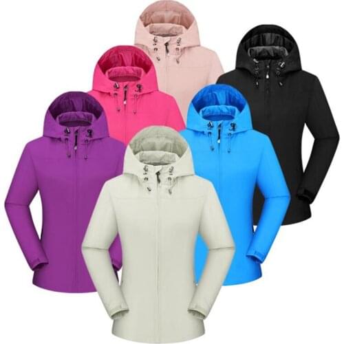 Jackets Women Spring Autumn Outdoor Cycling Sports Hiking Jacket Men Women Waterproof Hooded Coat Zip-up Hoodies Unisex Camping