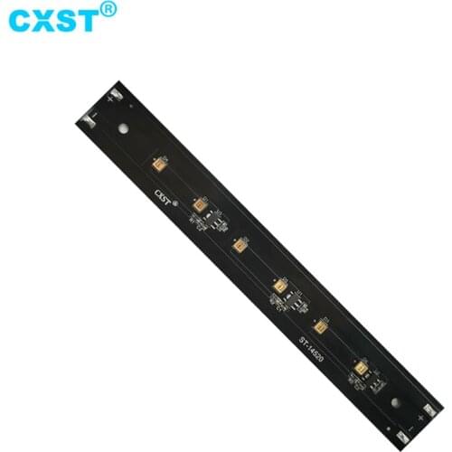 CXST 2.5W 5W UVC LED Strip Module SMD3535 UV Lamp Beads for Sterilization 145x20x2mm 265-285nm 395-405nm UVA+UVC/UVC