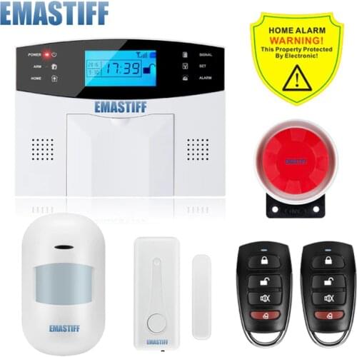 Promote Product APP Wired Wireless Home Security WIFI PSTN GSM Alarm System Intercom Remote Control Autodial Siren Sensor Kit