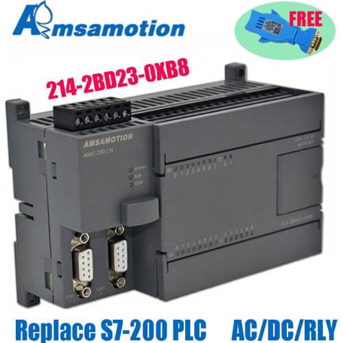 Replace S7-200 PLC CPU224XP PLC Programmable Controller Relay Output With WIFI Programming Adapter Free Amsamotion Factory Sale