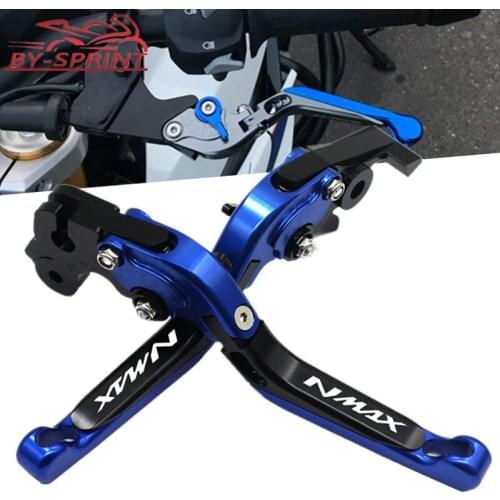 N-MAX Motorcycle Handle Grips Brake Levers Clutch Adjustable Folding Extendable Fit For YAMAHA NMAX125 155 150 nmax 2015-2019