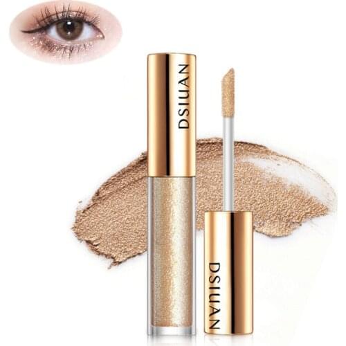 High Quality Brand 1Pcs Shimmer Crystal Drilling Liquid Eyeshadow Shine Diamond Glitter Matte Eye Shadow Makeup Set for Beauty