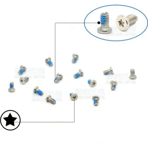 M1x 4/M1.2x 1.4 Five stars Screw Dispensing Anti-Loose Screw Stainless steel 30Pcs