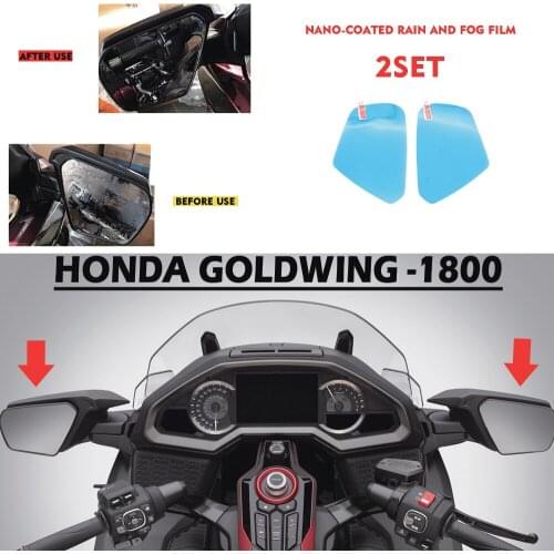 Rearview Mirror Waterproof Film Rainproof Film Protective Rain Proof Anti Fog For HONDA GOLDWING 1800 GL1800 GL 1800 2018-2020