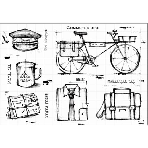 Post stamp Clear Stamp for Scrapbooking Transparent Silicone Rubber DIY Photo Album Decor