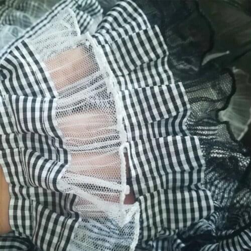 1Yards New High Quality Guipure Lace Fabric Wide 6cm Applique Ribbon Crafts Lace Trimmings For Sewing Tulle Dress Collar LP12