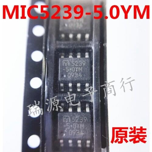 100% New&original MIC5239-5.0YM MIC5239-5.0 MIC5239 SOP8
