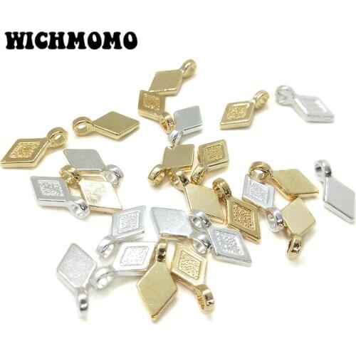 2019 New Fashion 16*8mm 25pieces/bag Gold Zinc Alloy Geometry Charms Pendant for Earring Necklace Jewelry Making