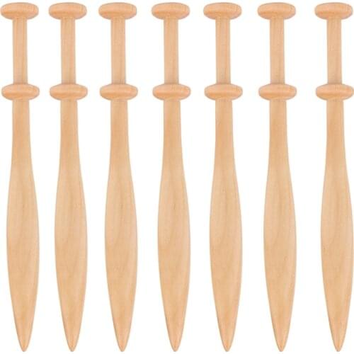 Promotion! Weaving Tool Sewing DIY Sweater Handmade Wooden Tapestry Lace Bobbins Knitting Needles Embroidery