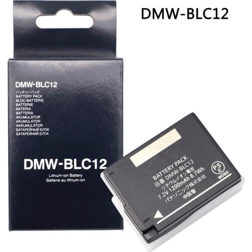 1200mAh DMW-BLC12 BLC12E BLC12PP Battery for Panasonic DMC-GH2S FZ3 G95 G85 G80 G5 G6 G7 GX8 FZ200 FZ300 FZ2500 FZ1000 Camera