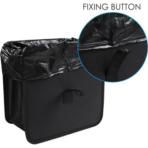 Car Folding Trash Can Multifunction Fold Trash Can Portable Car Storage Car Trunk Organizer Oxford Cloth+EVA Car Seat Accessorie