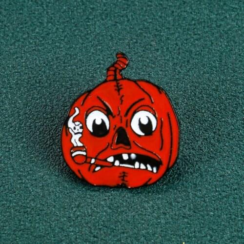 Ghost Series Brooch Happy Halloween Pumpkin Skull Enamel Pins Cartoon Badge Lapel Pin Jewelry Gift for Kid Friend DIY Decoration