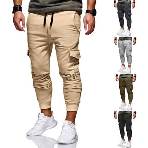 Fashion Men Casual Summer New Sport Long Pants Tracksuit Fitness Slimmer Unique Pencil Pants Workout Joggers Gym Simple Trousers