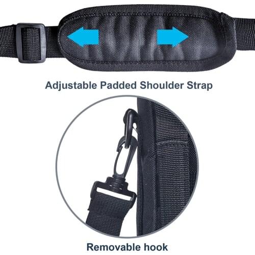 Insulated Water Bottle Holder Kettle Carrier & Shoulder Strap For Hiking